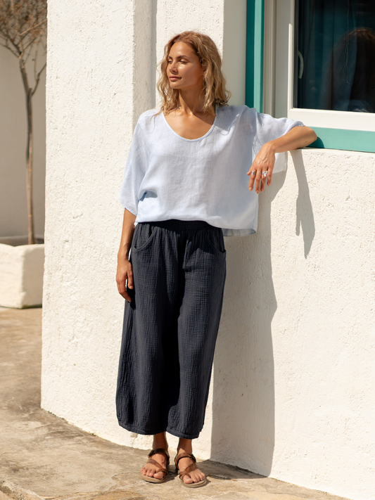 Sadhu Cotton Trousers Charcoal