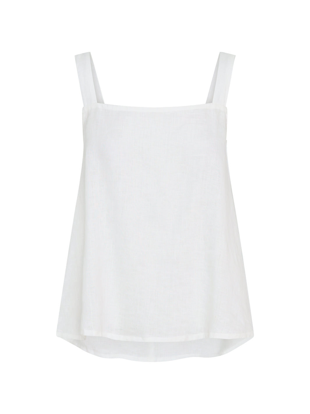 Soella Linen Top Coconut