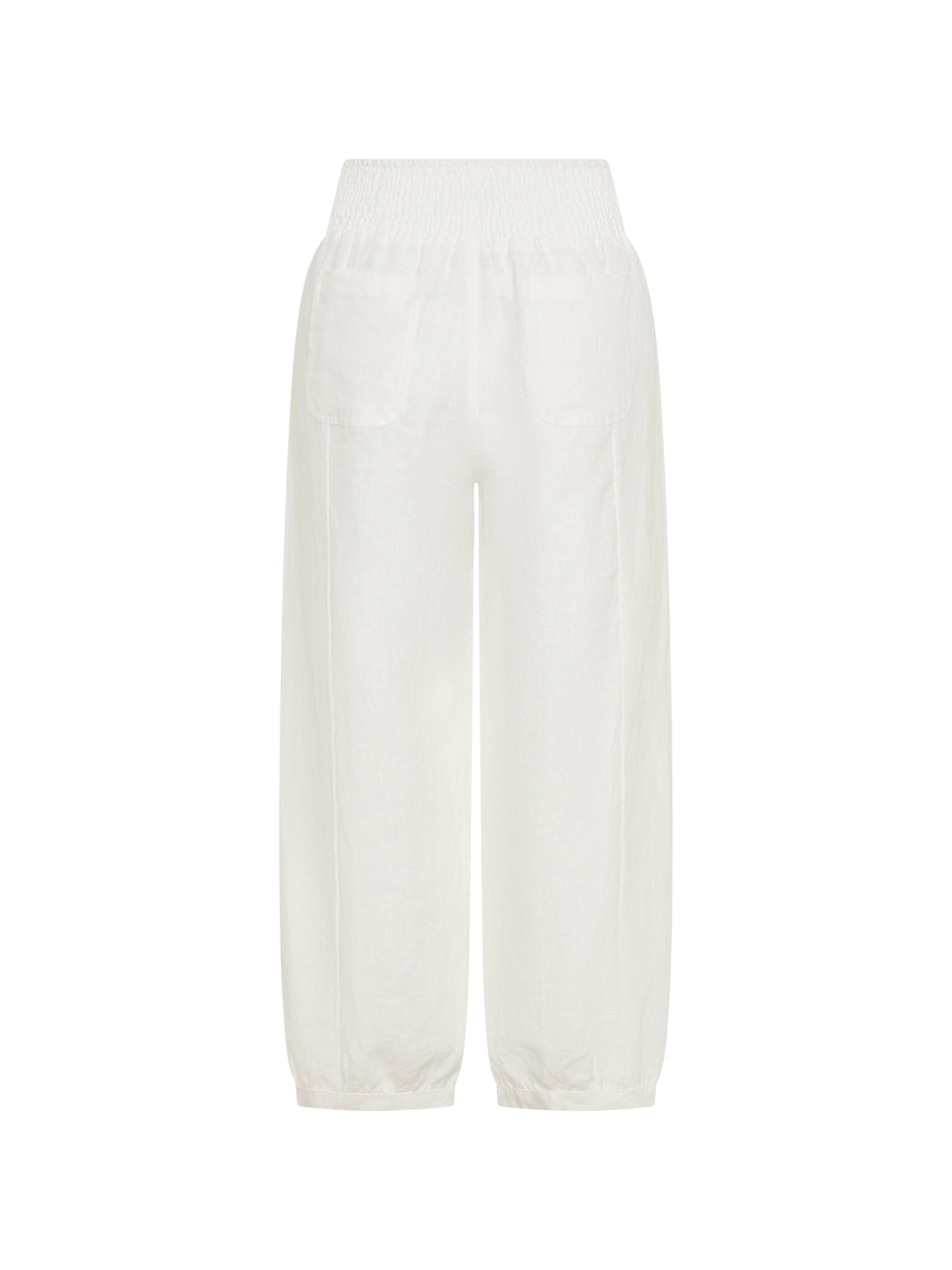 Sadhu French Linen Trousers White