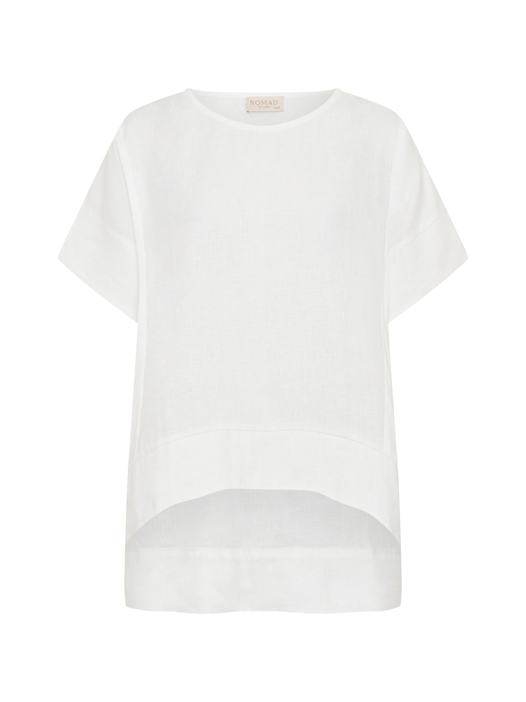 Costa French Linen and Cotton Top White