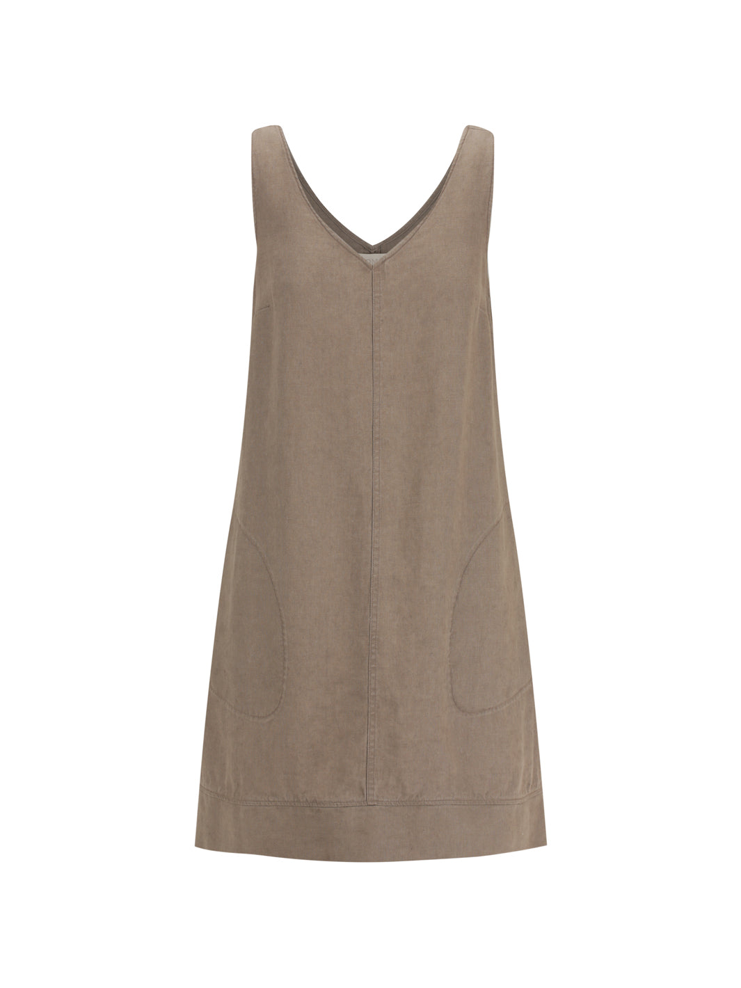Beachcomber French Linen Dress Elm