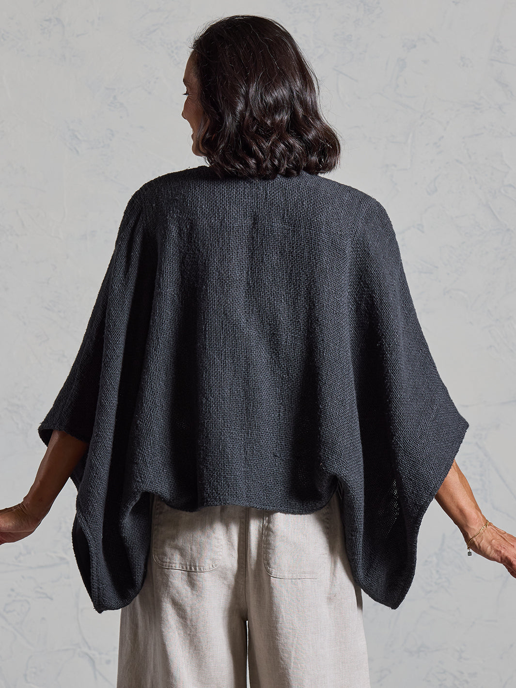 Bloom Cotton Shrug Charcoal