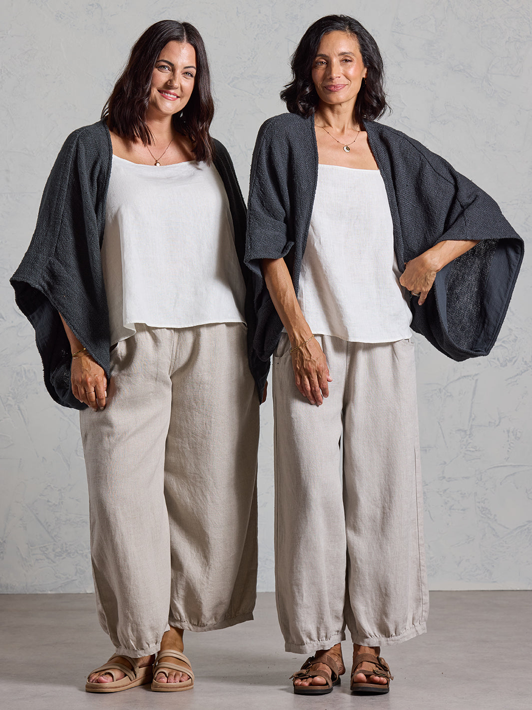 Bloom Cotton Shrug Charcoal