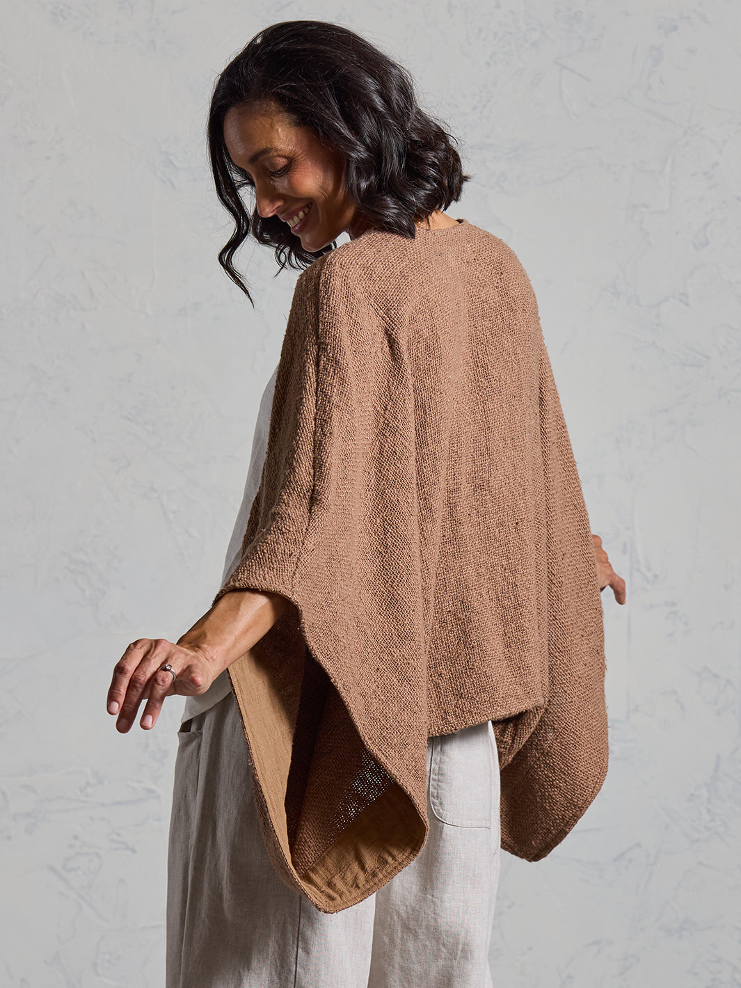 Bloom Cotton Shrug Desert Sand