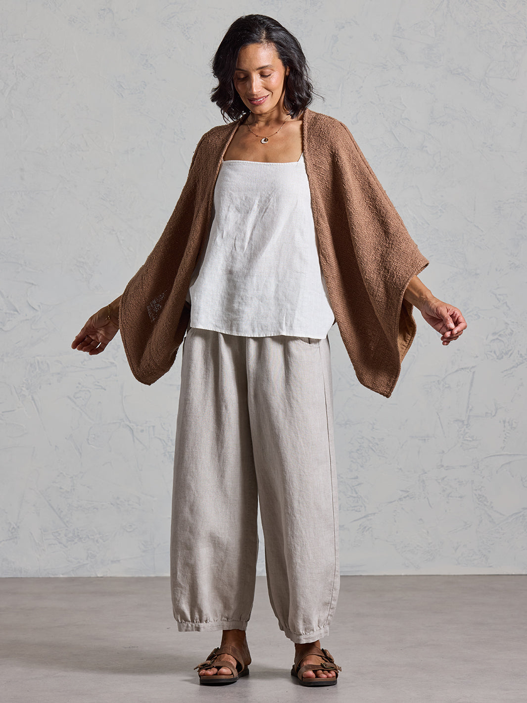 Bloom Cotton Shrug Desert Sand