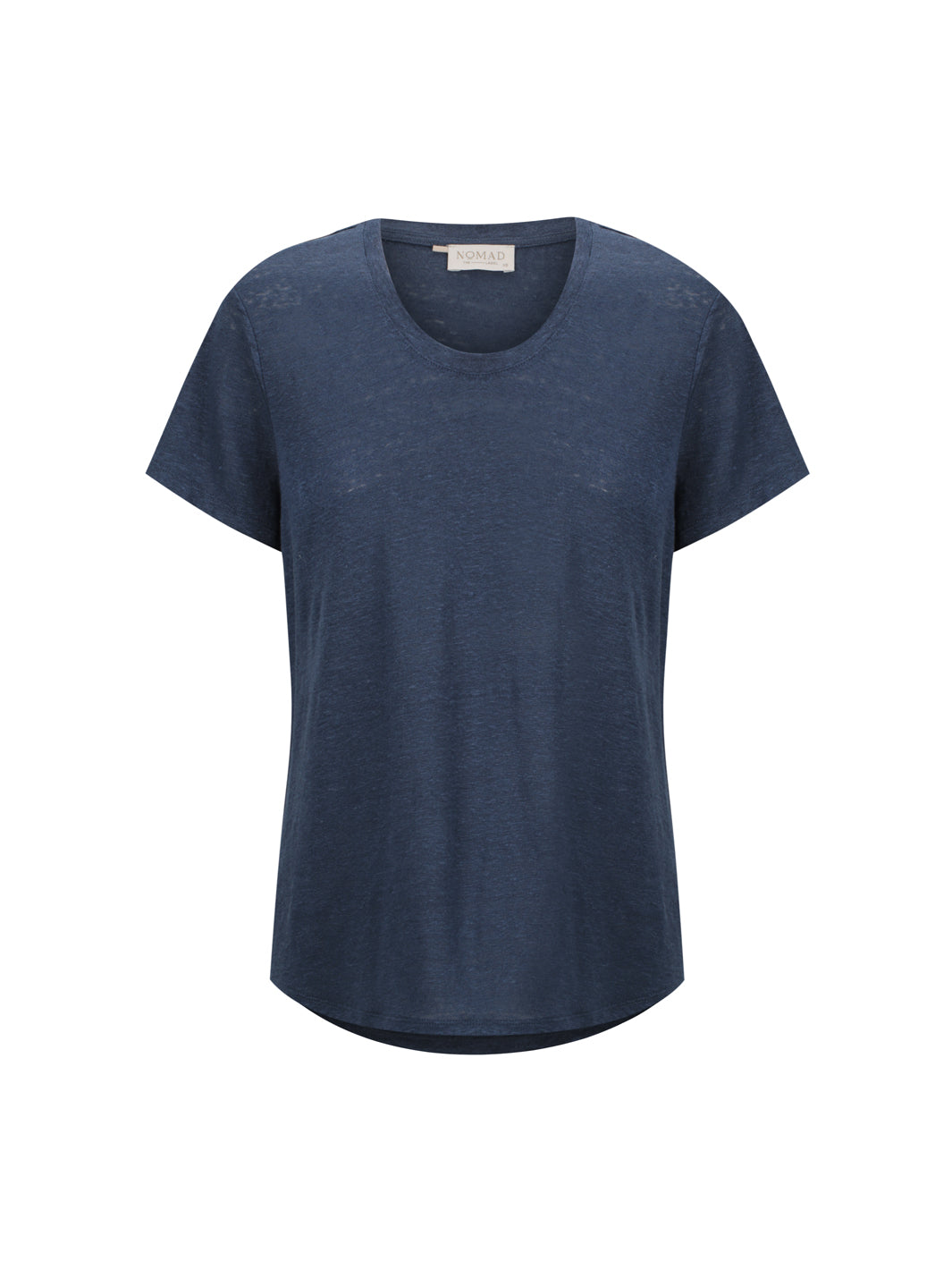 Blue t-shirt on a white background