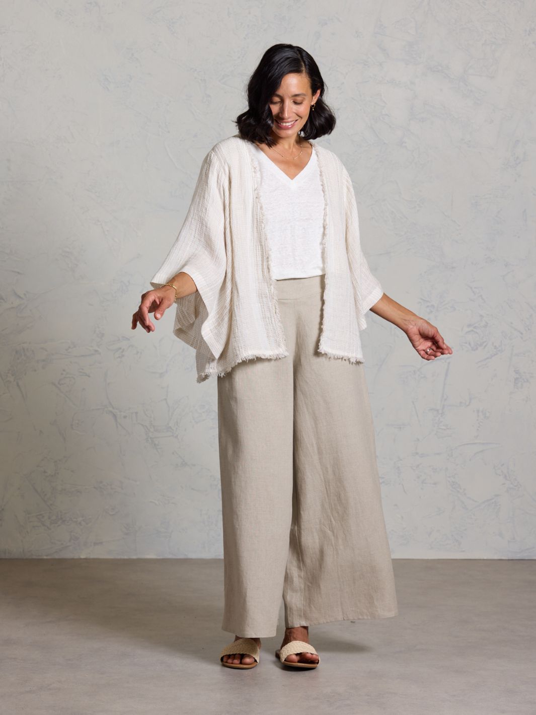 Coastal French Linen Shrug Sand Dune