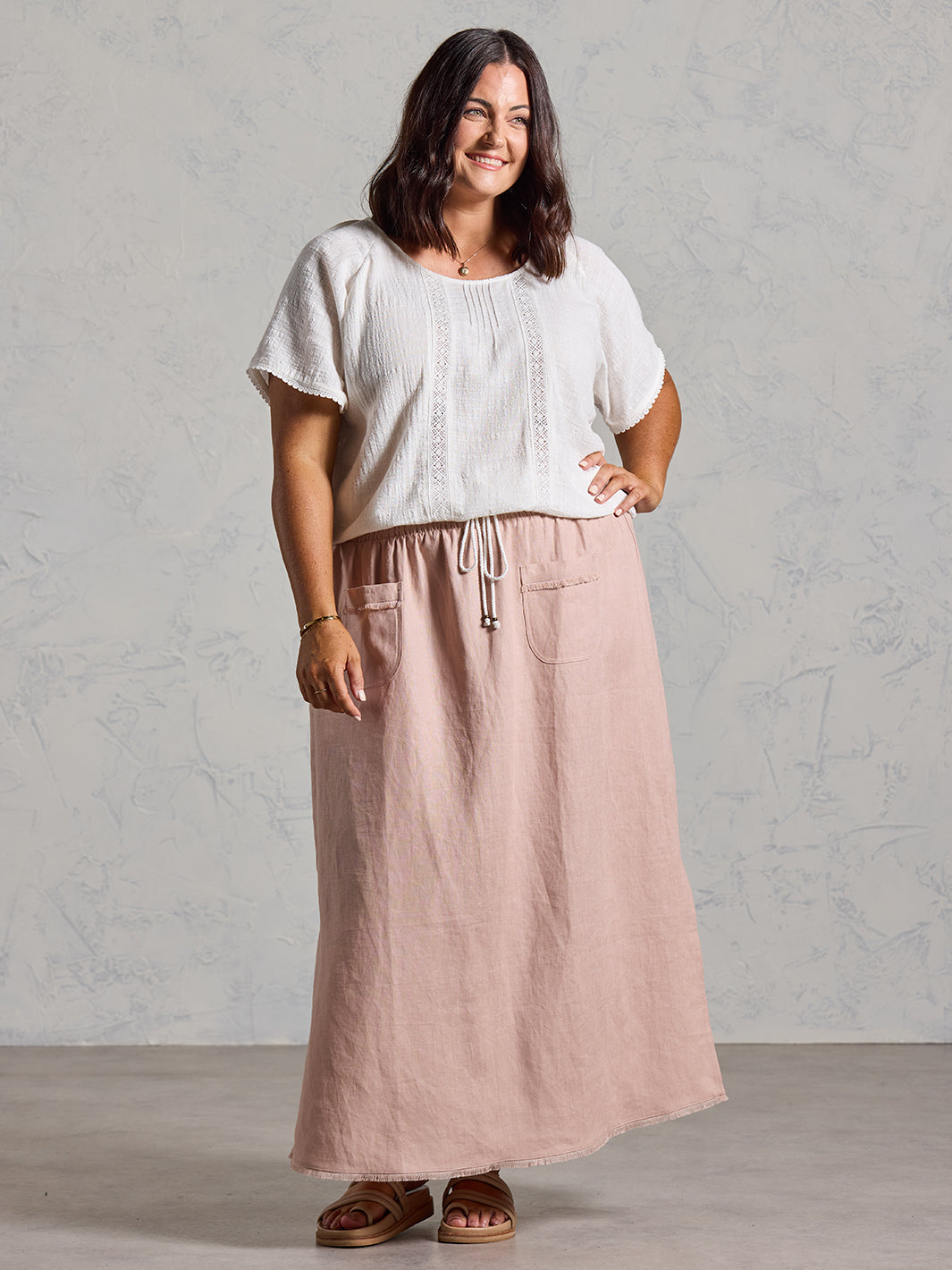 Daisy Organic Cotton Blouse Ivory