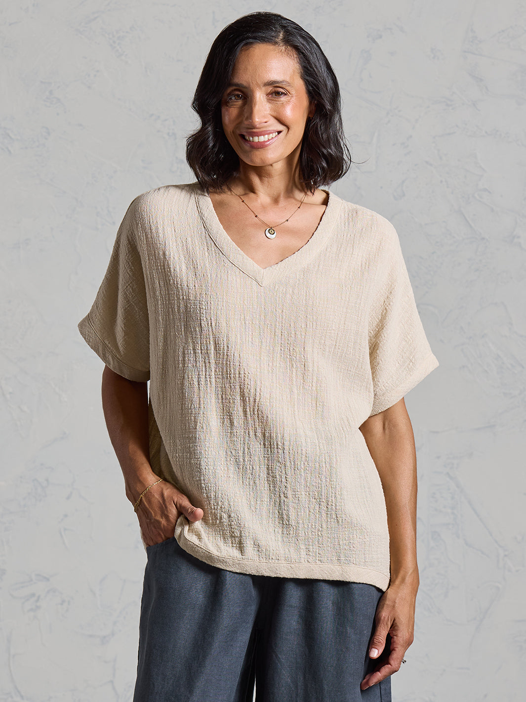 Montego Cotton Top Stone
