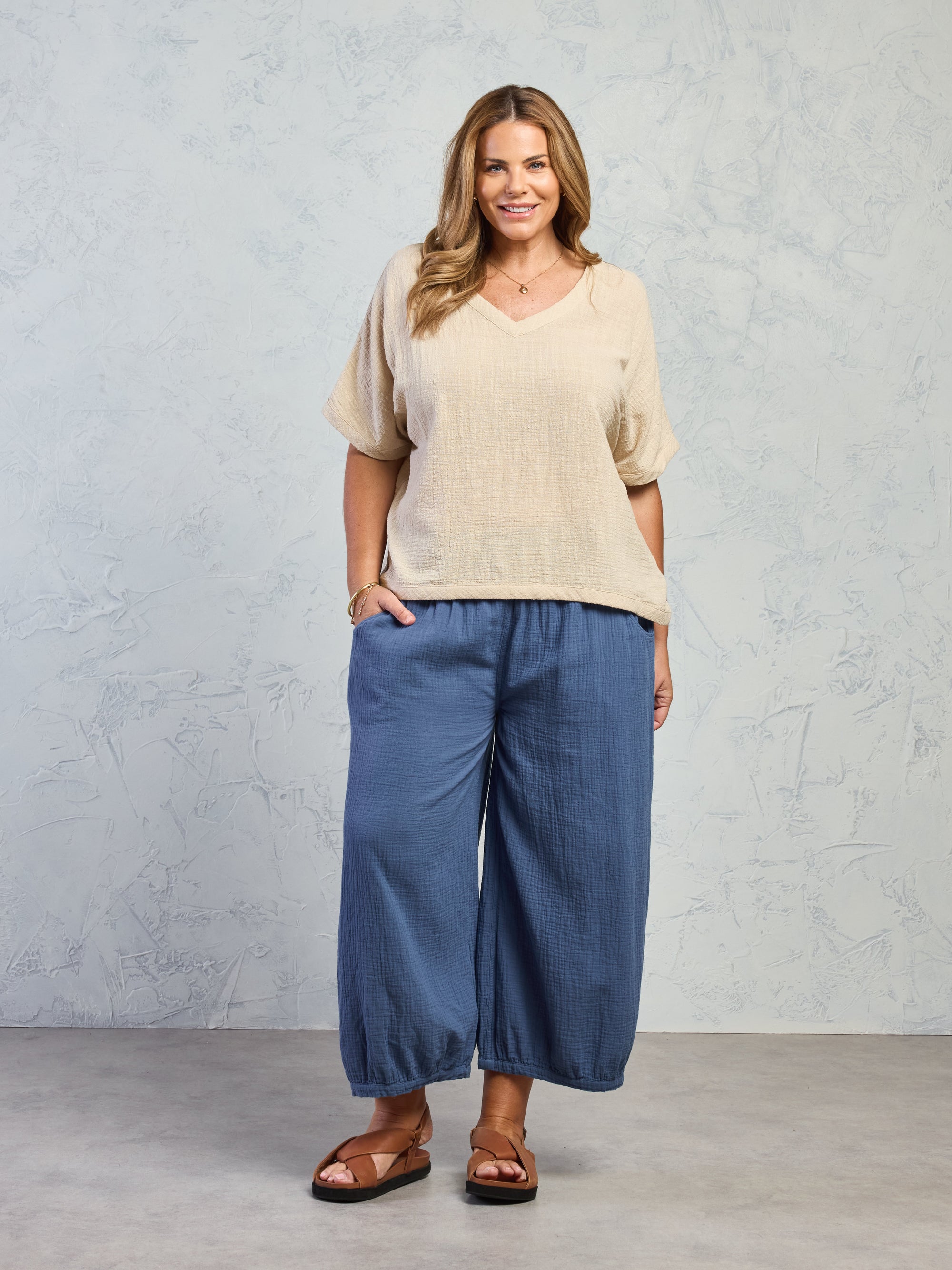 Montego Cotton Top Stone