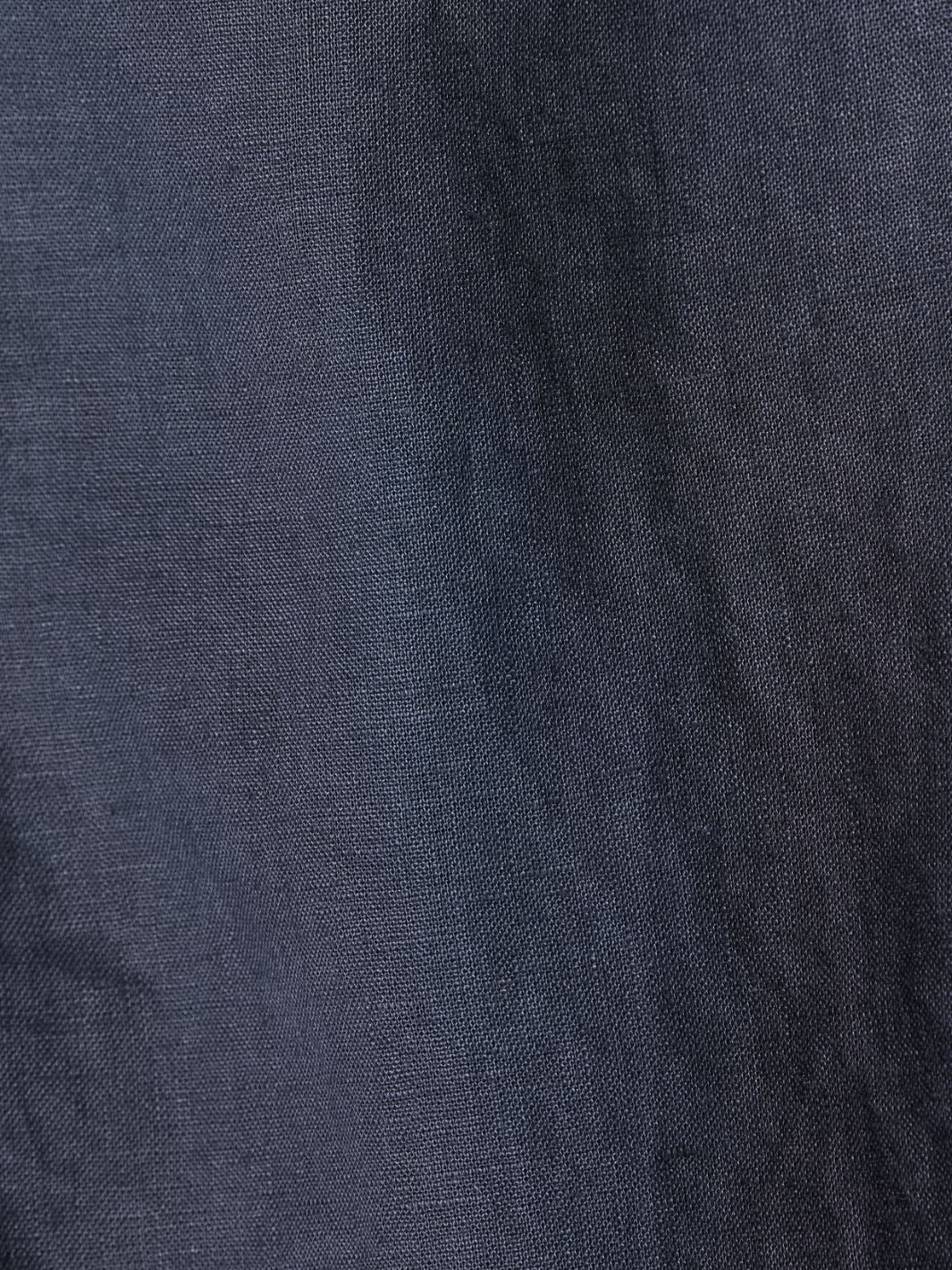 Nautical French Linen Pants Charcoal