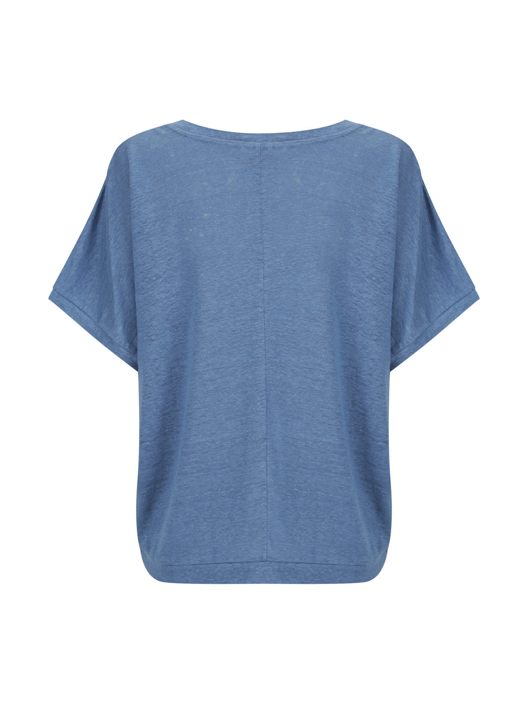 Blue t-shirt on a white background