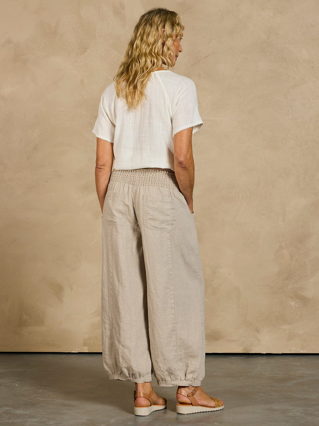 Sadhu French Linen Trousers Flax