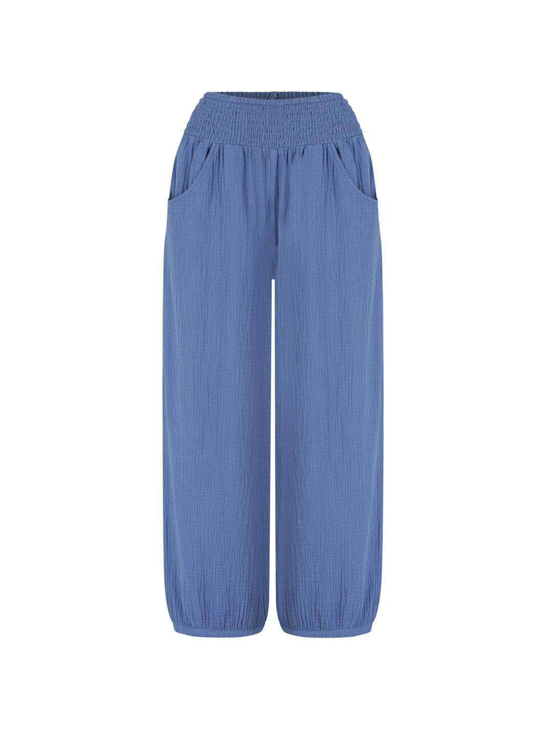 Sadhu Cotton Trousers Aegean Blue