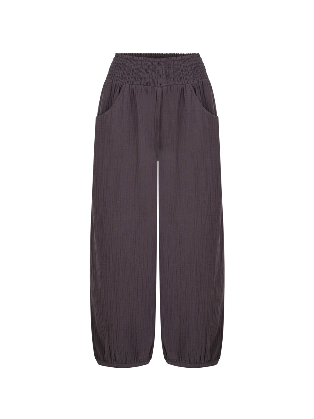Sadhu Cotton Trousers Charcoal