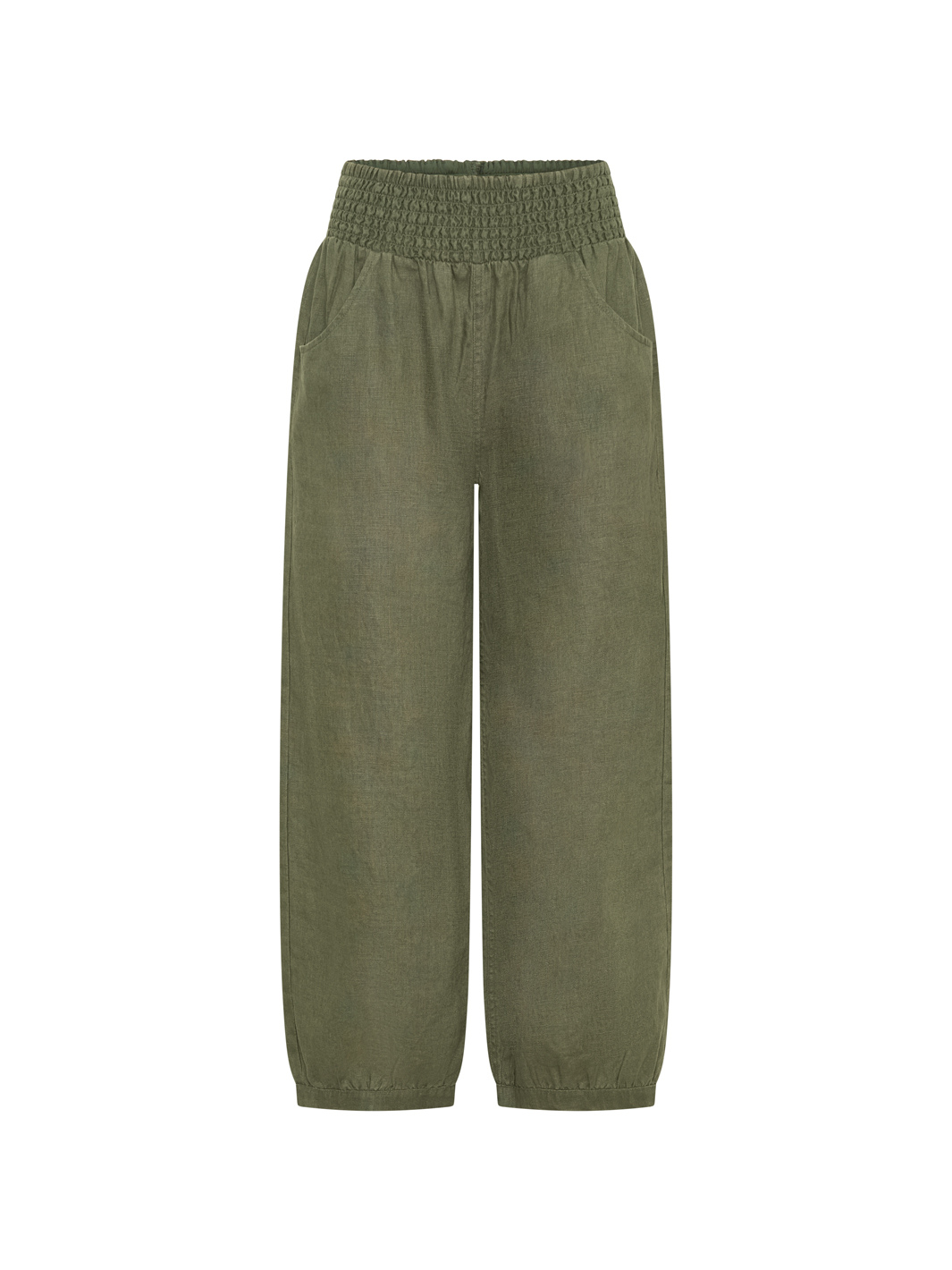 Sadhu French Linen Trousers Olive