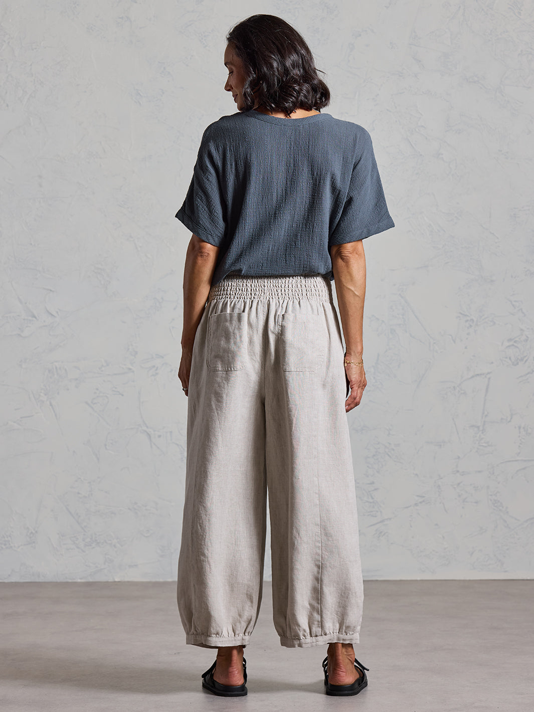 Sadhu French Linen Trousers Flax