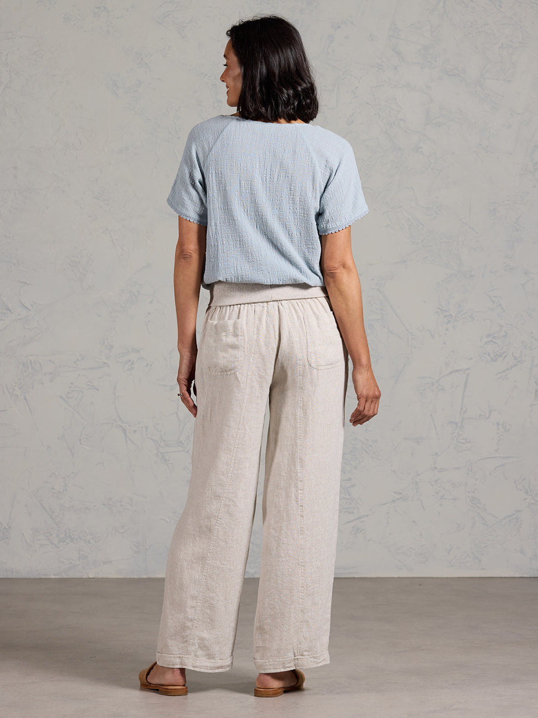 Goa French Linen Trousers Ash