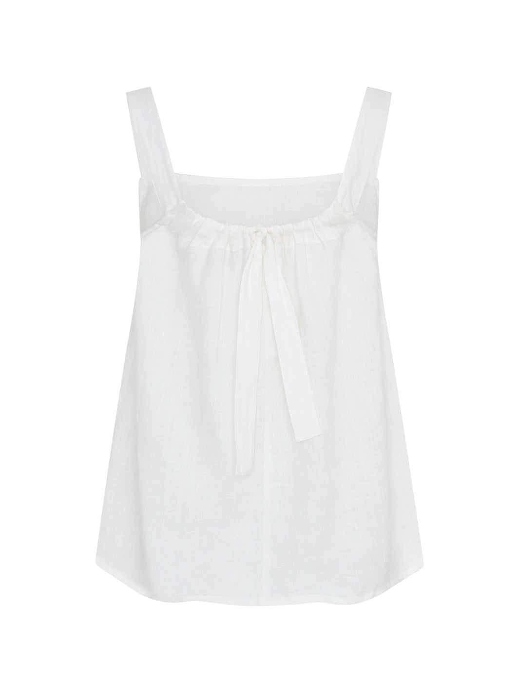 Soella Linen Top Coconut