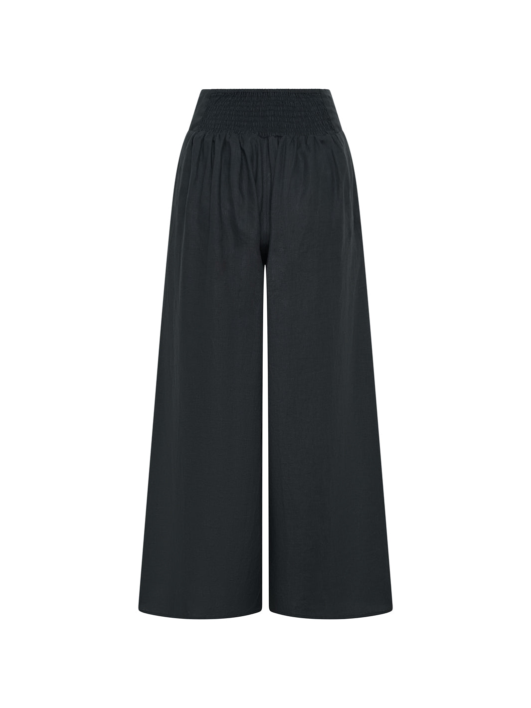 Portillo French Linen Trousers Charcoal