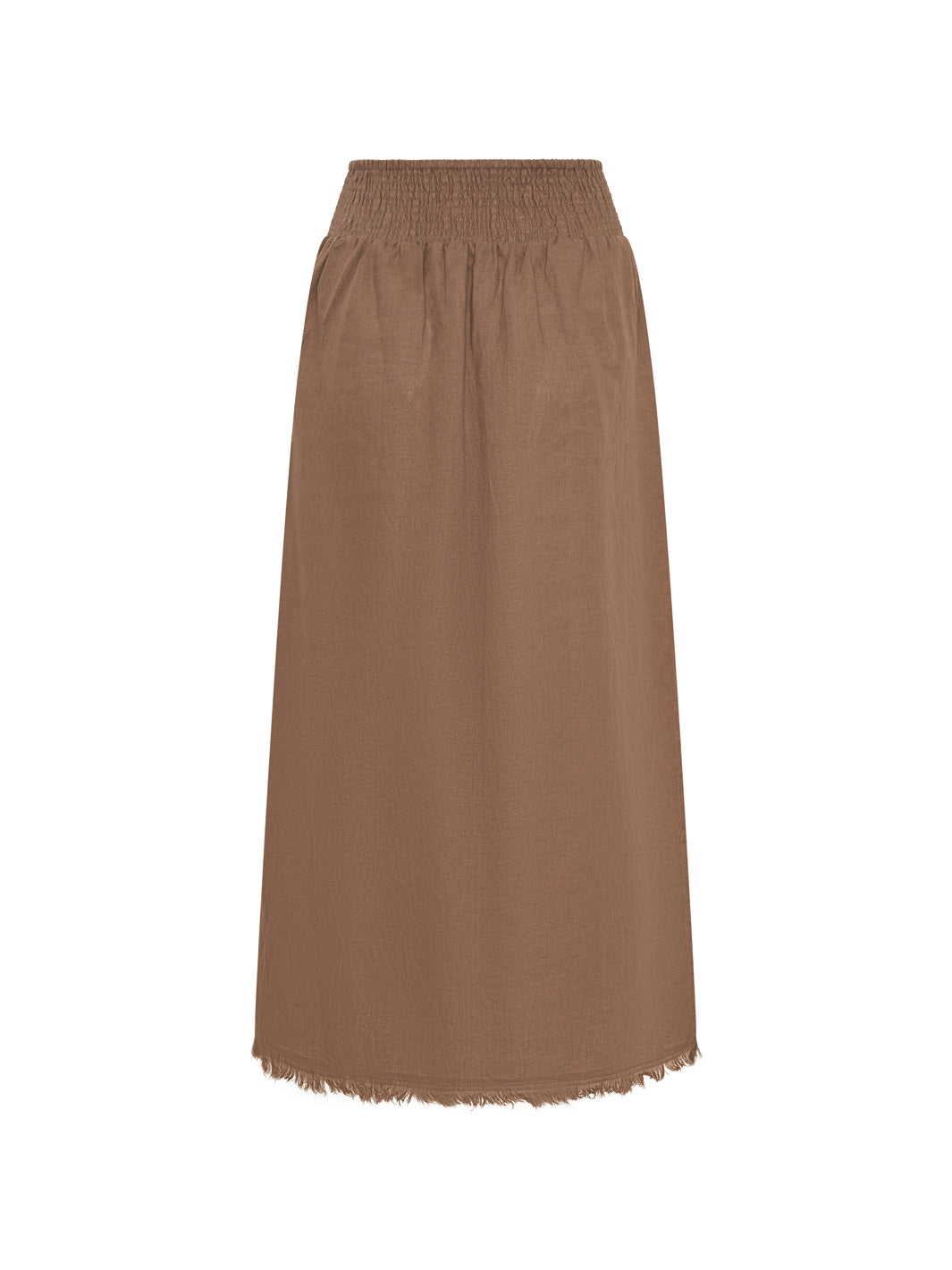 Aurora French Linen Skirt Cinnamon