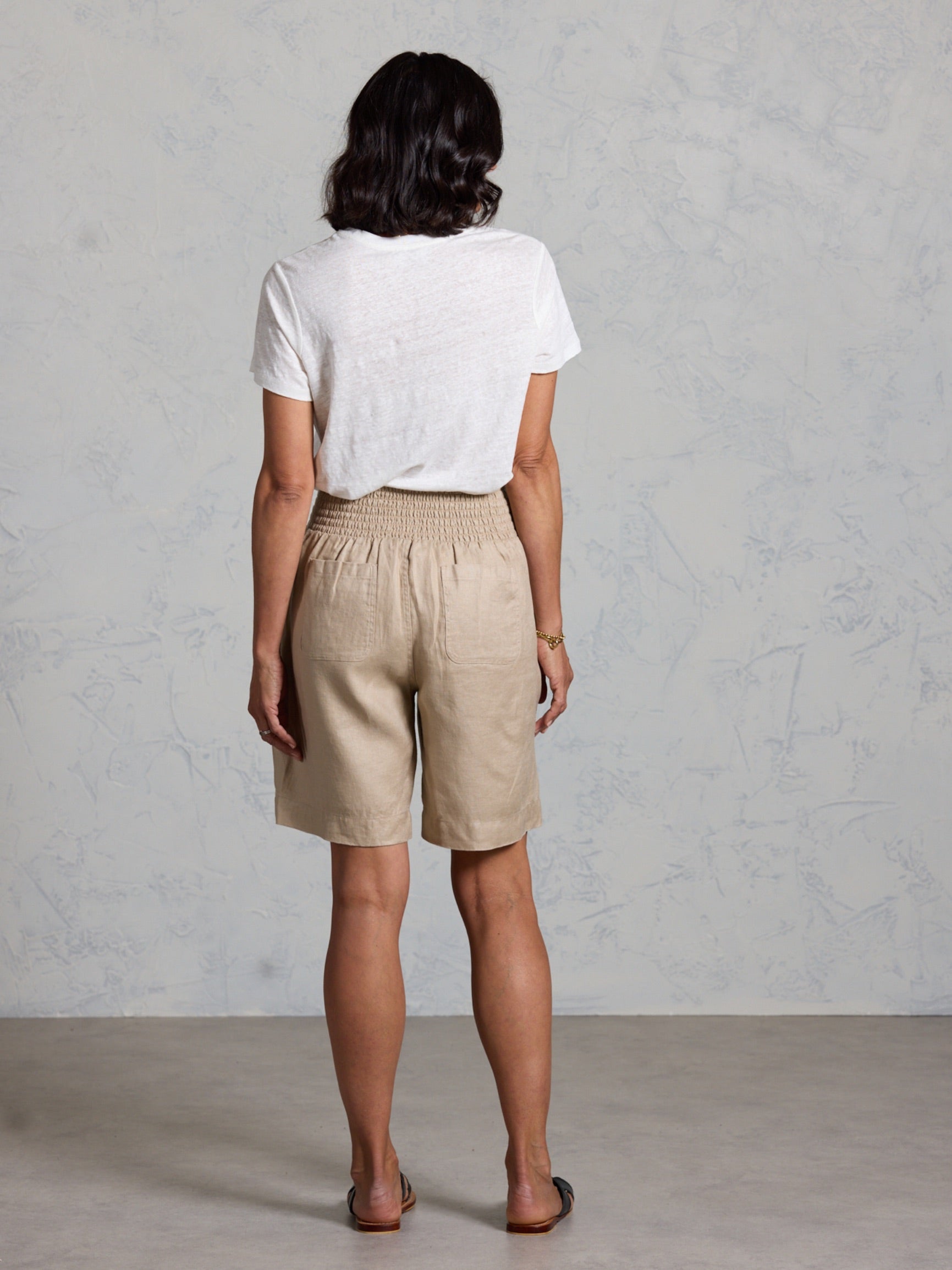 Cove French Linen Shorts Tuffet