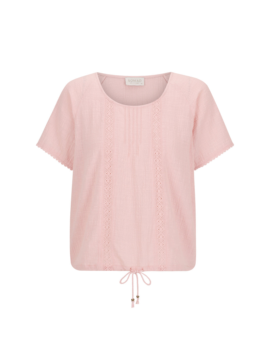 Daisy Organic Cotton Blouse Dusty Pink
