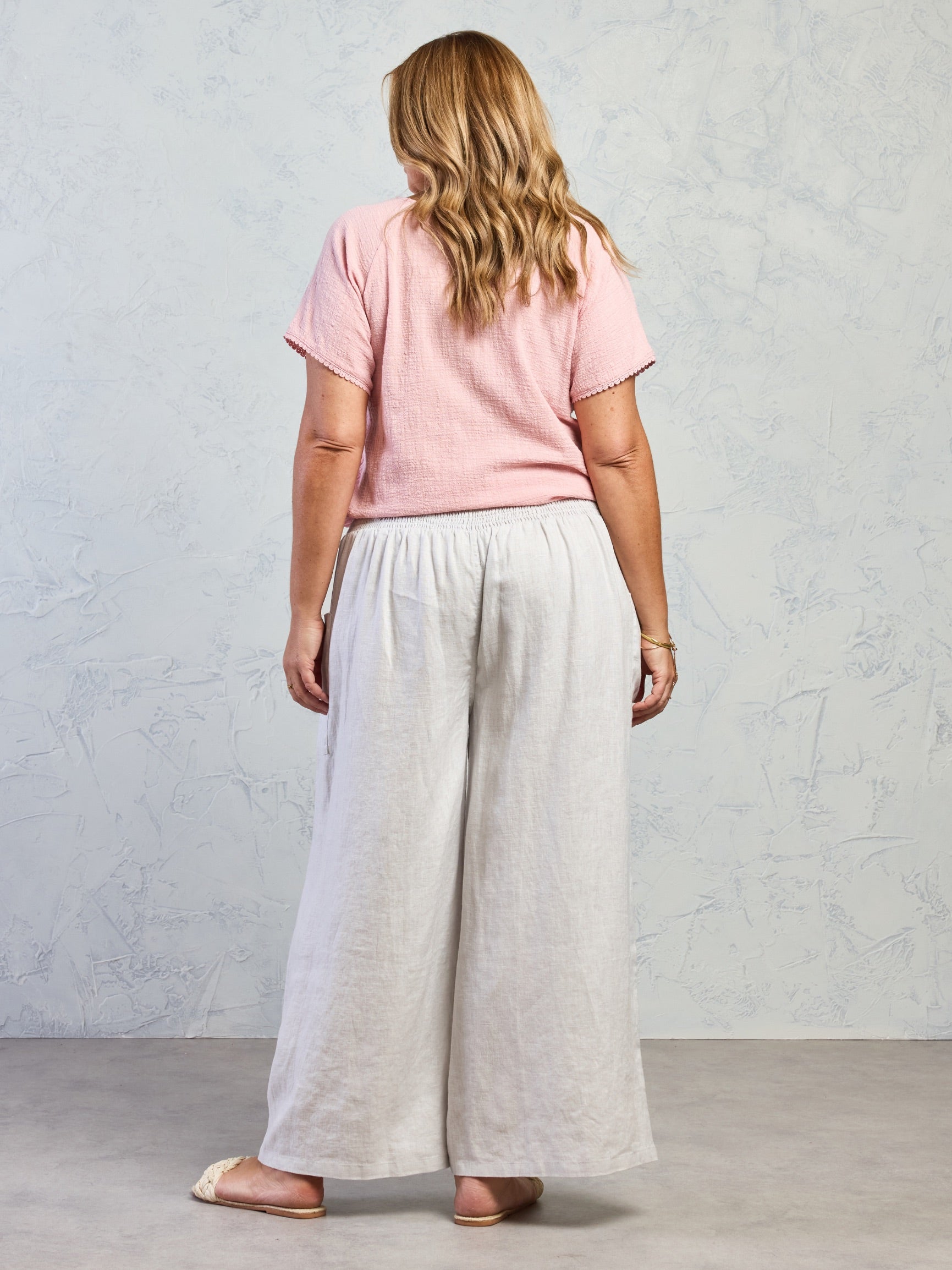 Daisy Organic Cotton Blouse Dusty Pink