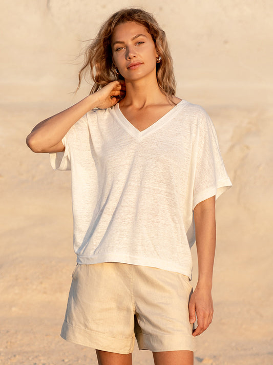 Iris Jersey T-Shirt Coconut