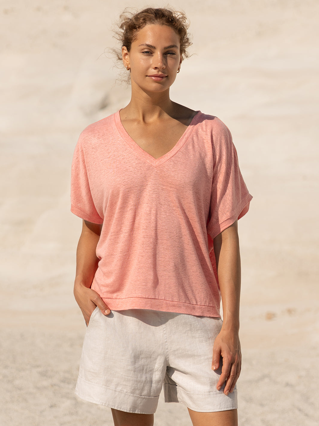 Iris Jersey T-Shirt Dusty Coral
