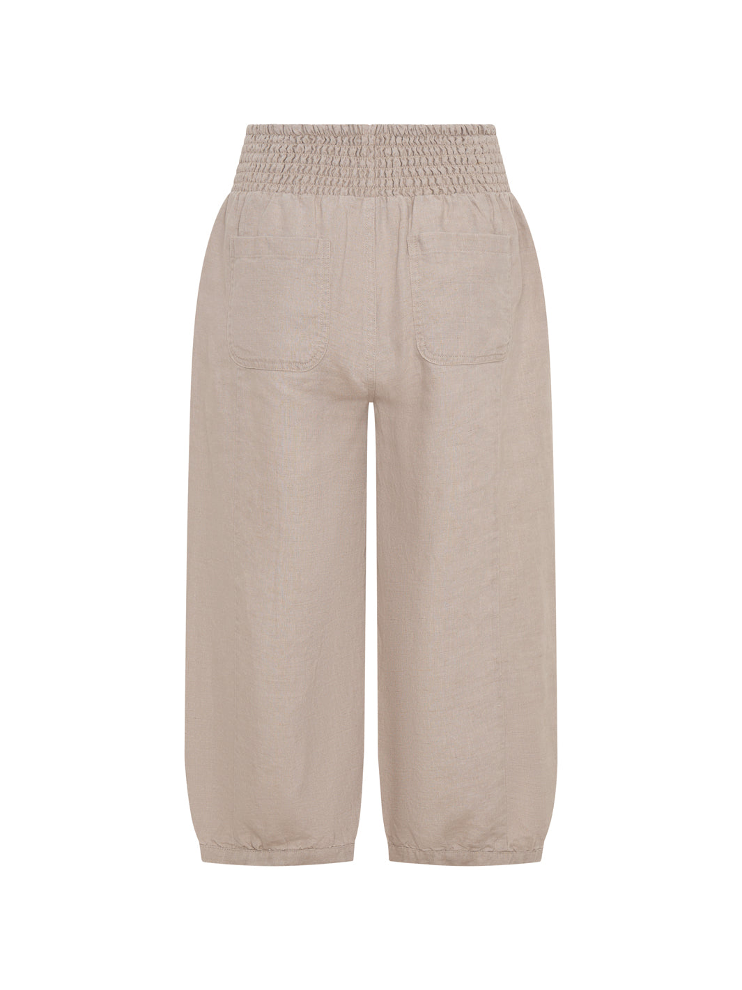 Beige pants on a white background