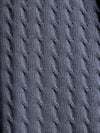 Close-up of a textured gray fabric