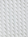 Close-up of textured light gray fabric with diagonal stitching pattern