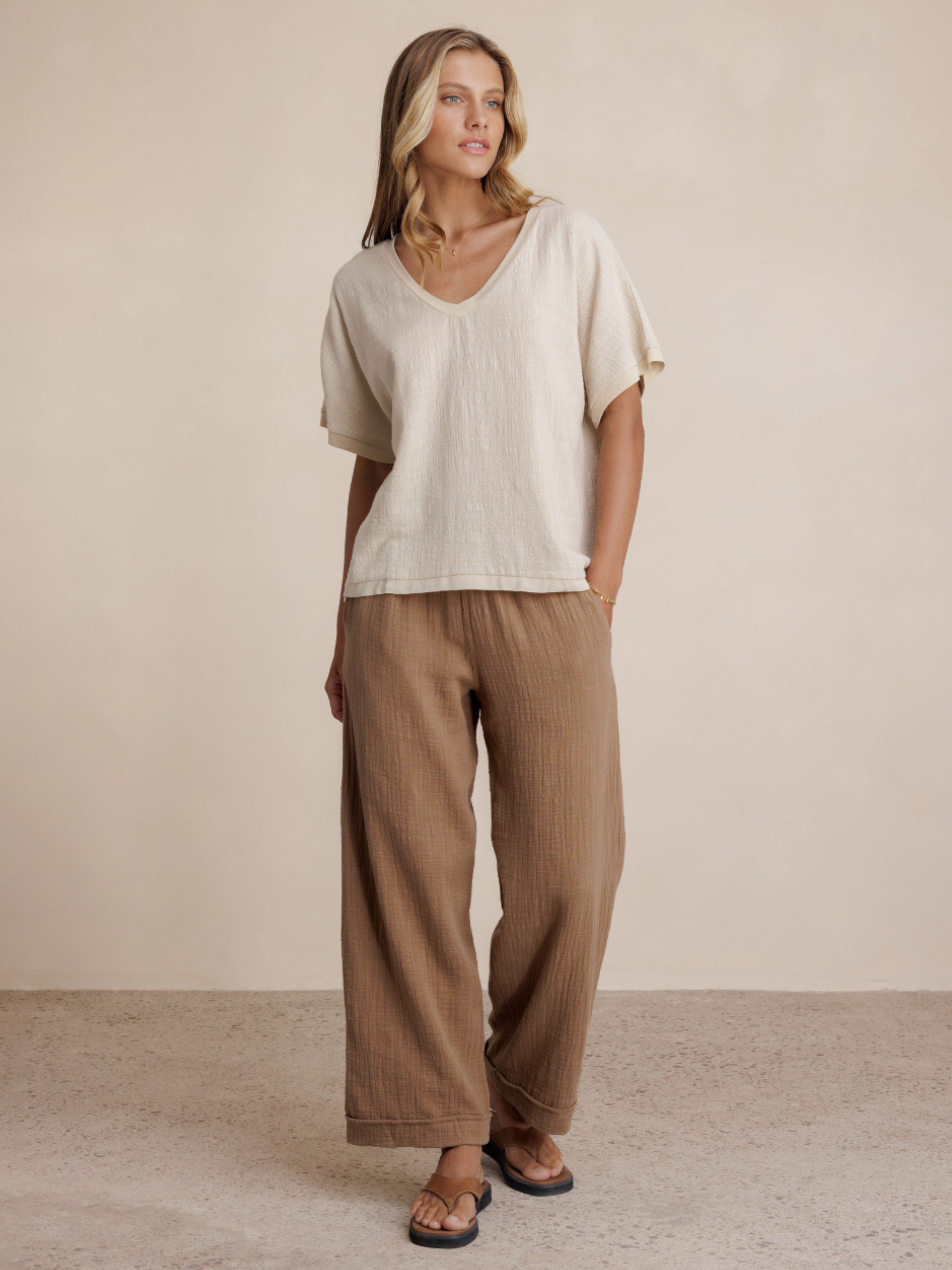 Montego Cotton Top Stone