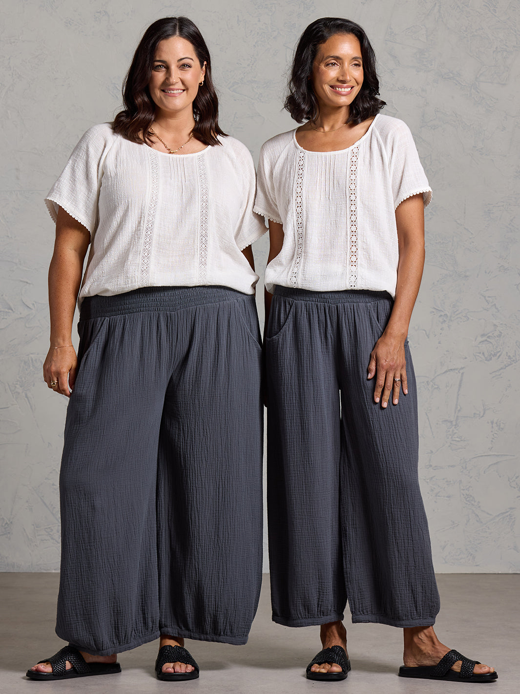 Sadhu Cotton Trousers Charcoal