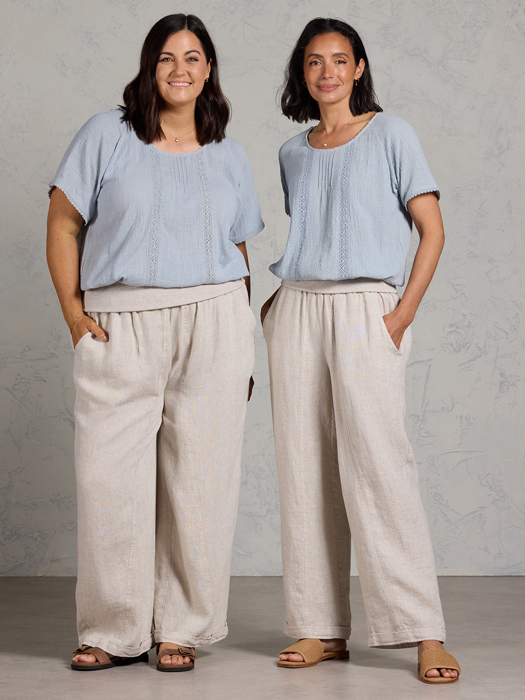 Goa French Linen Trousers Ash