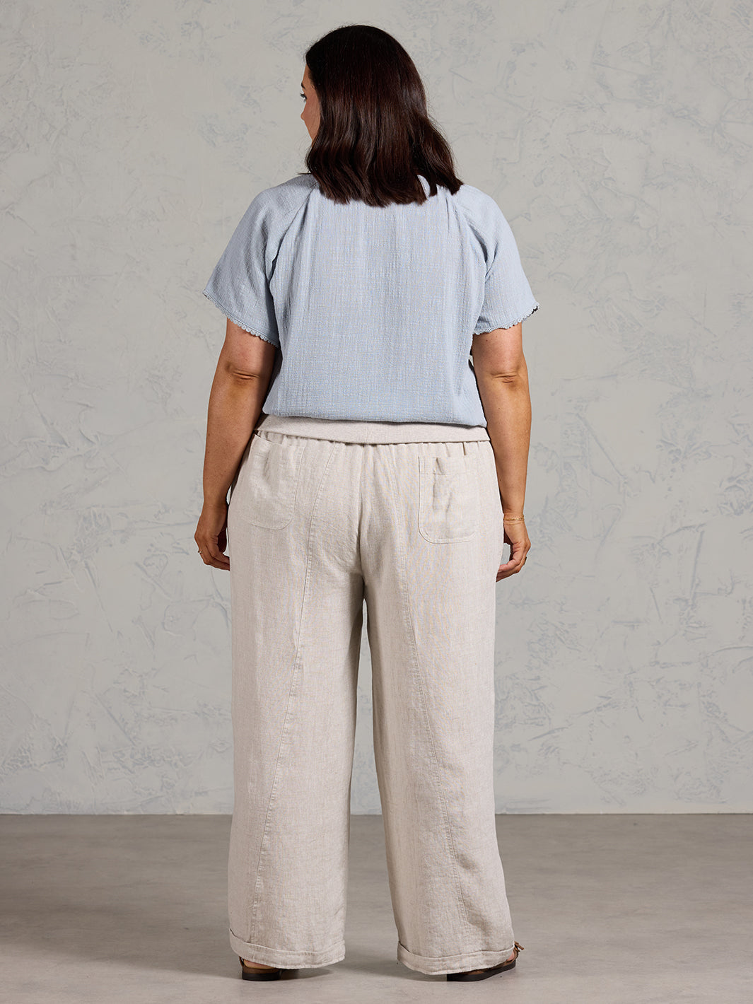 Goa French Linen Trousers Ash